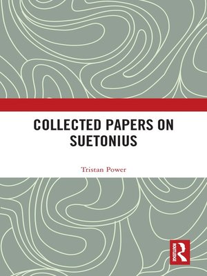 cover image of Collected Papers on Suetonius